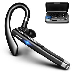 Mobiltelefon bluetooth headset, V5.1 bluetooth trådløst headset med Cvc 8.0 brusreducerende mikrofon