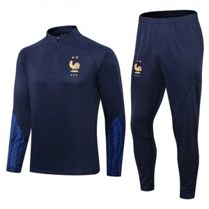 Galaxy 23-24 franska lag barns långärmad tröja kostym ny säsong blue 16#