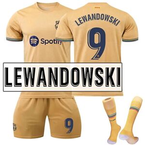 Galaxy Lewandowski #9 22-23 Ny säsong fotboll T-shirts sæt 2223 Barcelona Hemma Barn 26(140-150CM) 2223 Barcelona Borta Barn 20(110-120CM)