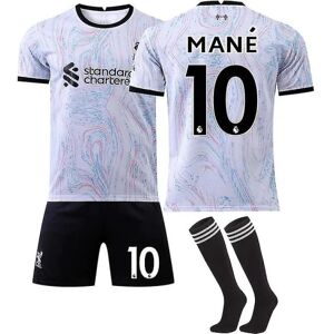 Galaxy 22/23 Liverpool Borta Salah Fotbollströja Träningsdräkter M.SALAH NO.11 26(140-150CM) MANE NO.10 22(120-130CM)