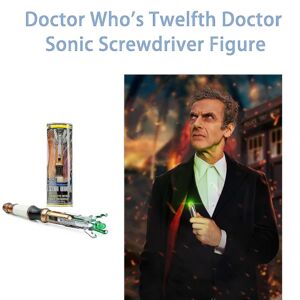 Doctor Who Den tolvte Doctor's Sonic Screwdriver Model Light Sounds Toy