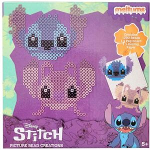 Lilo & Stitch Disney Stitch Och Angel Meltums 1200st Set Pyssel Perler Og Perl Multicolor