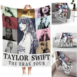 FMYSJ Taylor Swift The Eras Tour-tæppe. Blødt, varmt, blødt tæppe til soveværelse, sofa, festdekorationsgave (FMY) 100*130