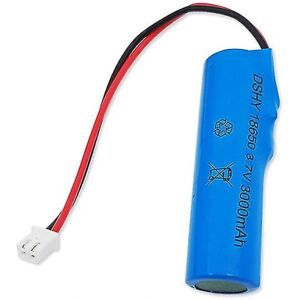 3,7v 18650 lithium batteri Xh-2p stik 3000mah Plus beskyttelseskort batteri Genopladeligt flyttelegetøj