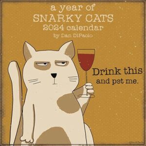 AVANA Vægkalender 2024 År for Scour Cat – Vægkalender