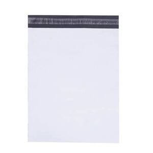 jq8 100 stk - E-handelspose 17 x 30 cm - Hvid White 1 pack