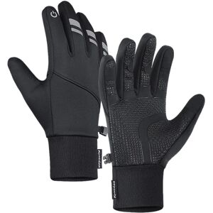 Kyncior Varme vinterhandsker med touch-funktion Black L