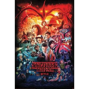 Stranger Things - One Sheet Multicolor