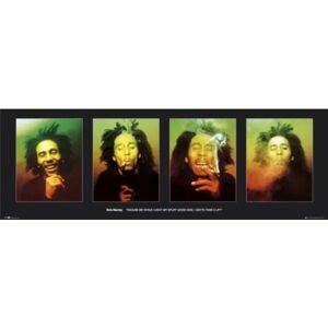 ART Bob Marley - Ansigter Multicolor