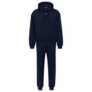 HUGO Cotton-terry tracksuit with contrast branding