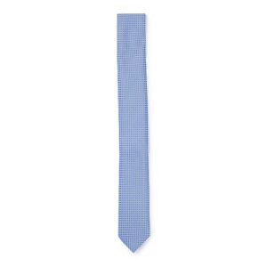 HUGO Silk-jacquard tie with square dot pattern