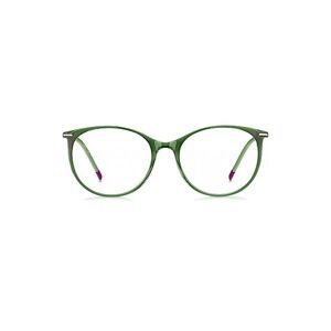 HUGO Green-acetate optical frames with stainless-steel temples