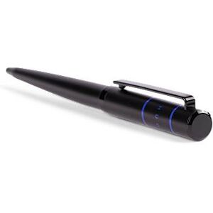 Boss Black ballpoint pen with blue lines and logo