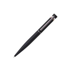 Boss Black ballpoint pen with signature-stripe detail