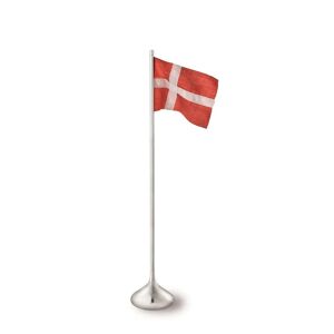Rosendahl Dannebrog Bordflag H: 35 cm - Rød/Hvid/Sølv