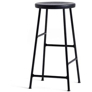 HAY Cornet Bar Stool Low H: 65 cm - Soft Black/Soft Black