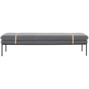 Ferm Living Turn Daybed Wool L: 190 cm UDSTILLINGSMODEL - Solid Light Grey OUTLET