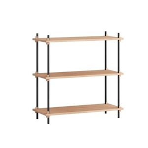 Moebe Shelving System Low 85x85 cm - Oak