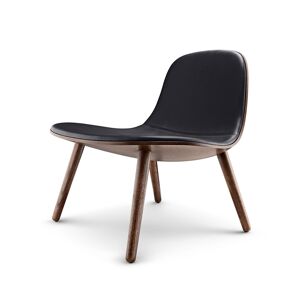 Eva Solo Abalone Lounge Chair - Røget eg/Sort læder