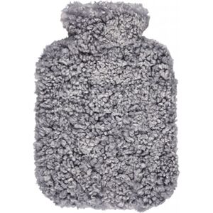 Natures Collection Hot Water Bottle New Zealand Sheepskin Short Wool Curly B: 27 cm - Light Grey