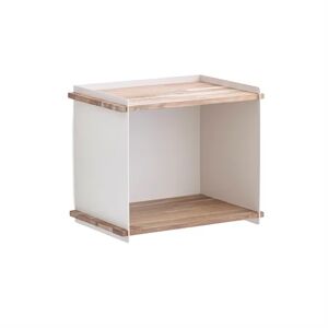 Cane-line Outdoor Box Wall H: 25,5 cm - Teak/White