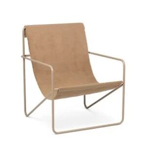 Ferm Living Desert Lounge Chair 63x77,5 cm - Cashmere/Solid Cashmere