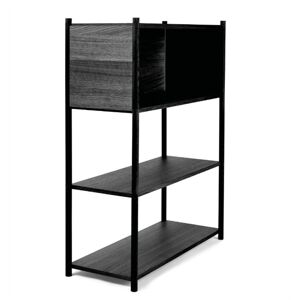 Gejst Sceene Bookcase B 93x122 cm - Black Oak