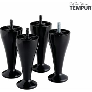 Tempur Designer Ben Champagne 4stk H: 12cm - Sort