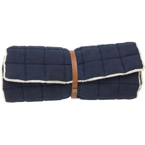 Nordal Yin Yoga Mattress w/fur 65x195 cm - Dark Blue