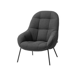 Wendelbo Mango Chair SH: 40 cm - Black Powder Coated Steel/Remix 143