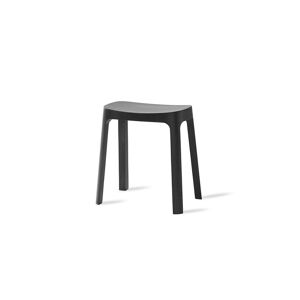 PLEASE WAIT to be SEATED Crofton Stool H: 45 cm - Black Nordic Pine