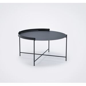 HOUE EDGE Tray Table Ø: 76 cm - Black/Black