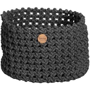 Cane-line Outdoor Soft Rope Kurv Stor Ø: 50 cm - Dark Grey