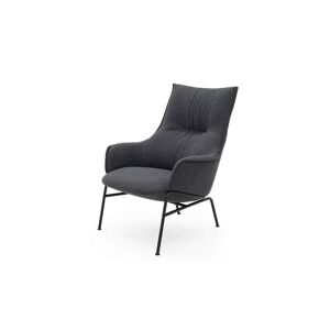 Wendelbo Aloe High Back Chair SH: 40 cm - Monta col. 8/Black Powder Coated Steel