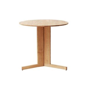 Form & Refine Trefoil Round Table Ø: 75 cm - White Oiled Oak