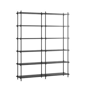 Moebe Shelving System Double 200x162 cm - Black