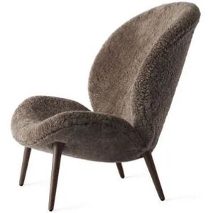 Vipp 466 Lodge Lounge Chair H: 91,5 cm - Dark Oak Curly/Sahara Produktionstid: ca. 6 uger