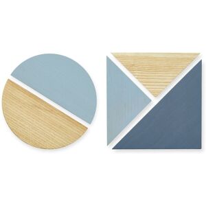 Nofred Wooden Magnet Set of 5 - Blue