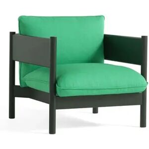 HAY Arbour Club Armchair SH: 45 cm - Vidar 932 / Black Water-Based Lacquered Solid Beech