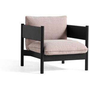 Hay Arbour Club Armchair SH: 40 cm - Atlas 621 / Black Water-Based Lacquered Solid Beech