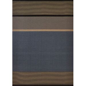 Woodnotes San Francisco Carpet Sewn Edges 80x200 cm - Dark Blue/Nutria