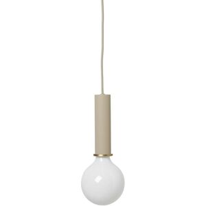 Ferm Living Socket Pendant High H: 17 cm - Cashmere