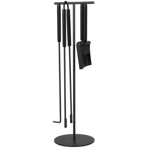 Blomus Ashi Fireplace Tool Set 5 pcs Ø: 22 cm - Black