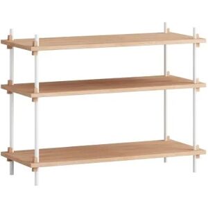 Moebe Shelving System S.65.1.A 65x85 cm - Oak/White