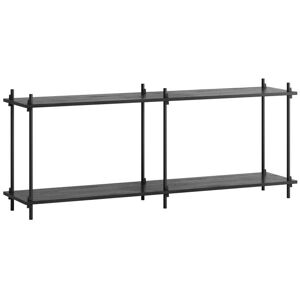 Moebe Shelving System S.65.2.B 65x162 cm - Black