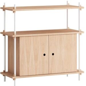 Moebe Shelving System S.85.1.B 85x85 cm - Oak/White