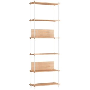 Moebe Shelving System S.255.1.A 255x85 cm - Oak/White