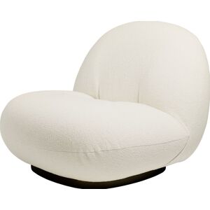 GUBI Pacha Lounge Chair - Black Semi Matt/Harp 24 Ivory