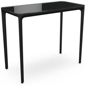 SOVET Slim 4 Legs Console L: 90 cm - Black/Glass Black