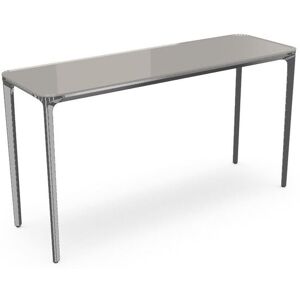 SOVET Slim 4 Legs Console L: 140 cm - Chrome/Glass Clay